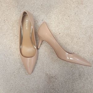 Coach Grand Patent leather pumps